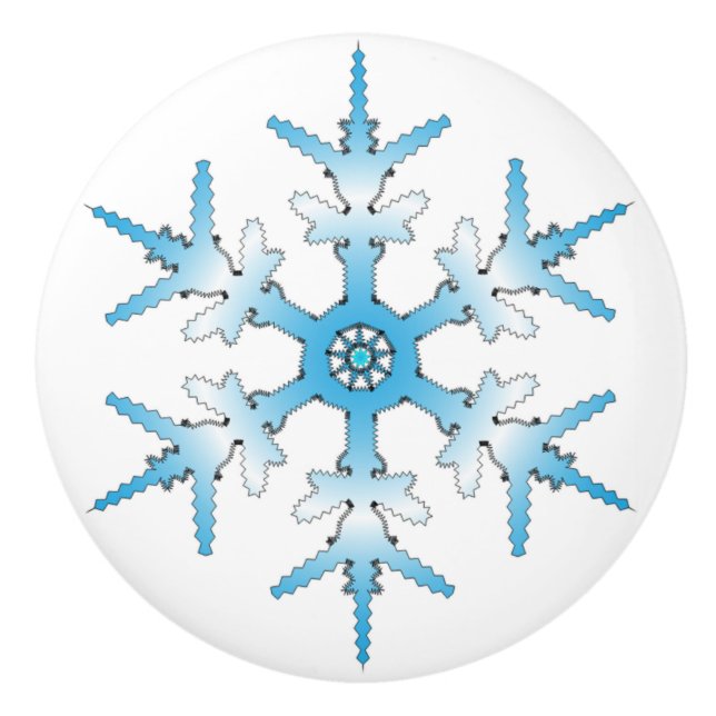 POMO DE CERÁMICA SNOWFLAKE (Anverso)