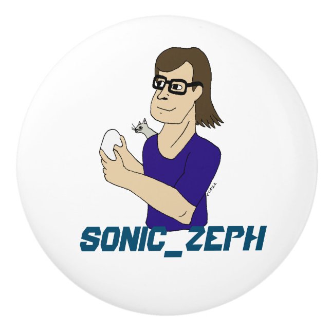 Pomo De Cerámica Sonic_Zeph (Anverso)