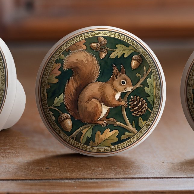 Pomo De Cerámica Squirrel Ceramic Pull Knob (Subido por el creador)