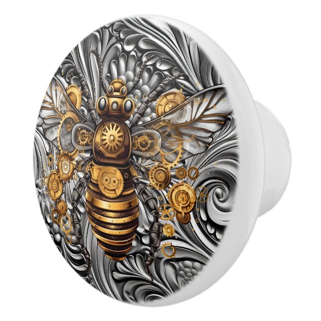 Pomo De Cerámica Steampunk Ceramic Bee Knob (Derecha)