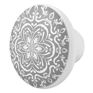 Pomo De Cerámica Stone Mandala