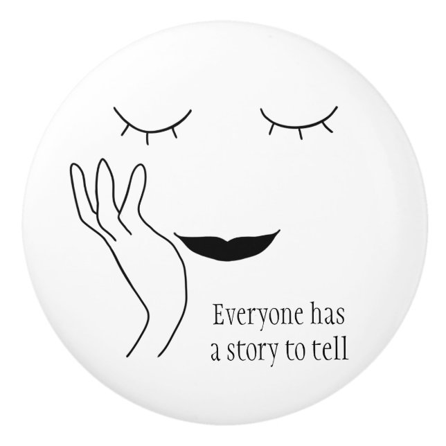 Pomo De Cerámica Story Ceramic Pull (Anverso)