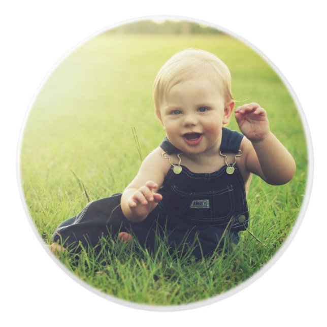 Pomo De Cerámica Su foto de encargo (Anverso)