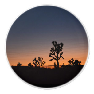 Pomo De Cerámica Sunset Joshua Trees