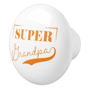 Pomo De Cerámica Super Abuelo