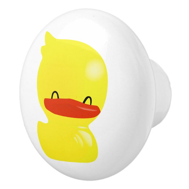 Pomo De Cerámica Super Cute Ducky White Ceramic Knob (Derecha)