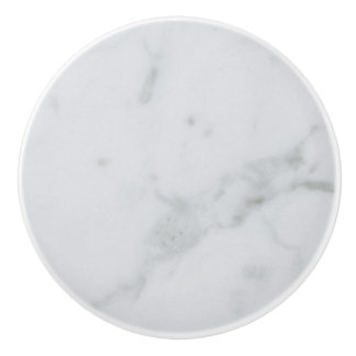 Pomo De Cerámica Superficie blanca