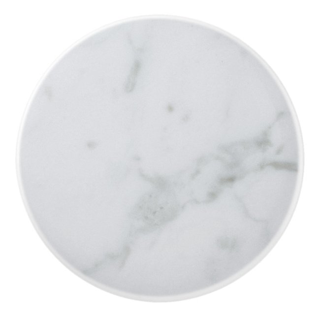 Pomo De Cerámica Superficie blanca (Anverso)