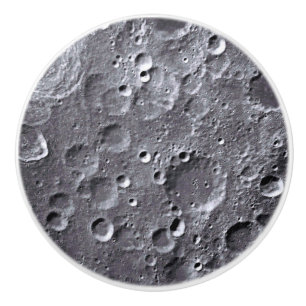 Pomo De Cerámica Superficie de la luna