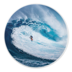 Pomo De Cerámica Surfing the Tubes