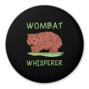 Pomo De Cerámica Susurrador de wombats