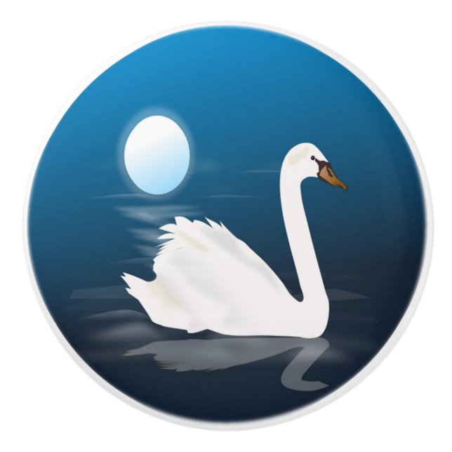 POMO DE CERÁMICA SWAN BLANCO (Anverso)