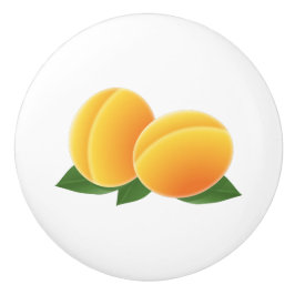 Pomo De Cerámica Sweet Apricots