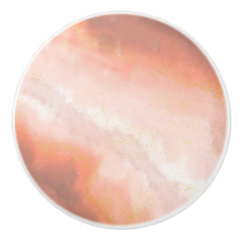 Pomo De Cerámica Tableros de cerámica de cobre, naranja y rosa