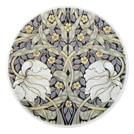 Pomo De Cerámica Tableros de puertas - período de artes florales y 