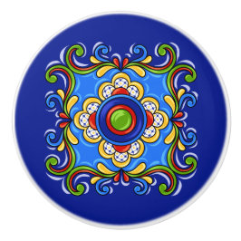 Pomo De Cerámica Talavera Tile Cajón de cerámica