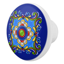 Pomo De Cerámica Talavera Tile Cajón de cerámica