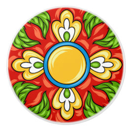 Pomo De Cerámica Talavera Tile Cajón de cerámica