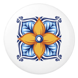 Pomo De Cerámica Talavera Tile Cajón de cerámica