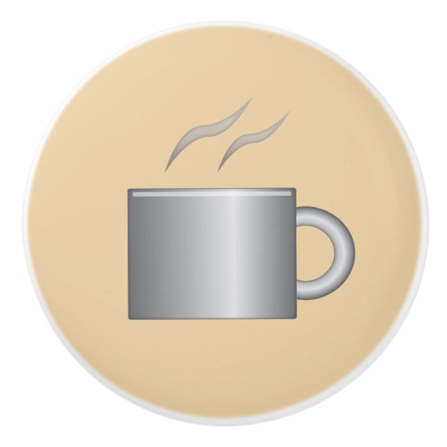 Pomo De Cerámica Tasa de cerámica de la copa de café (Anverso)