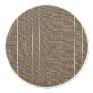 Pomo De Cerámica Taupe clásico con banda