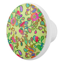 Taza de chintz de pastel de musgo brillante