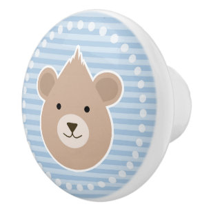 Pomo De Cerámica Teddybear