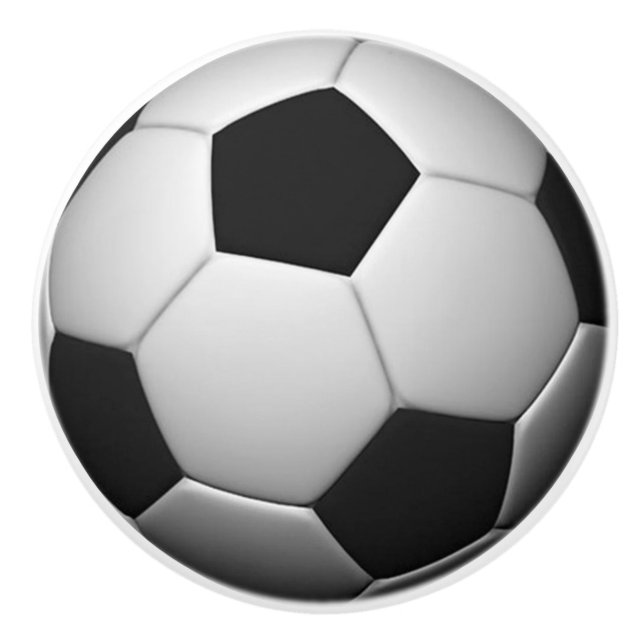 Pomo De Cerámica Tejido de cerámica de bolas de fútbol (Anverso)