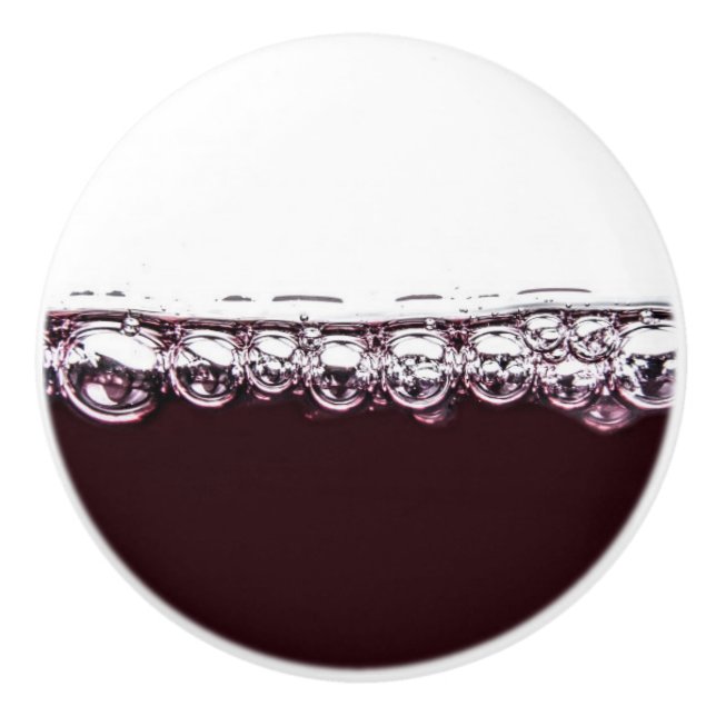 Pomo De Cerámica Tejido de cerámica de vino rojo (Anverso)