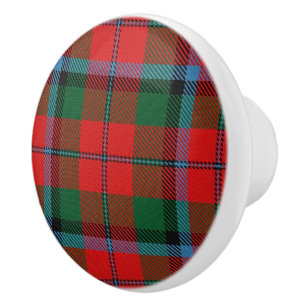 Pomo De Cerámica Tela escocesa de tartán escocesa de MacNaughton