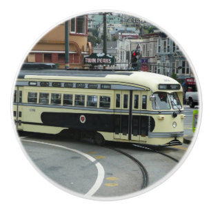 Pomo De Cerámica Teleférico de San Francisco
