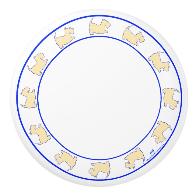 Pomo De Cerámica Territorios escoceses de trigo (Anverso)