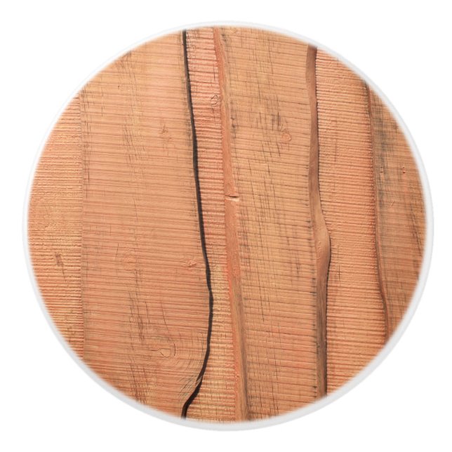 Pomo De Cerámica Textura de madera (Anverso)