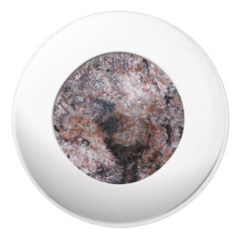 Pomo De Cerámica Textura de rock rosado geológico