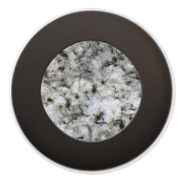 Pomo De Cerámica Textura del rock de granito blanco geológico