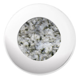 Pomo De Cerámica Textura del rock de granito blanco geológico