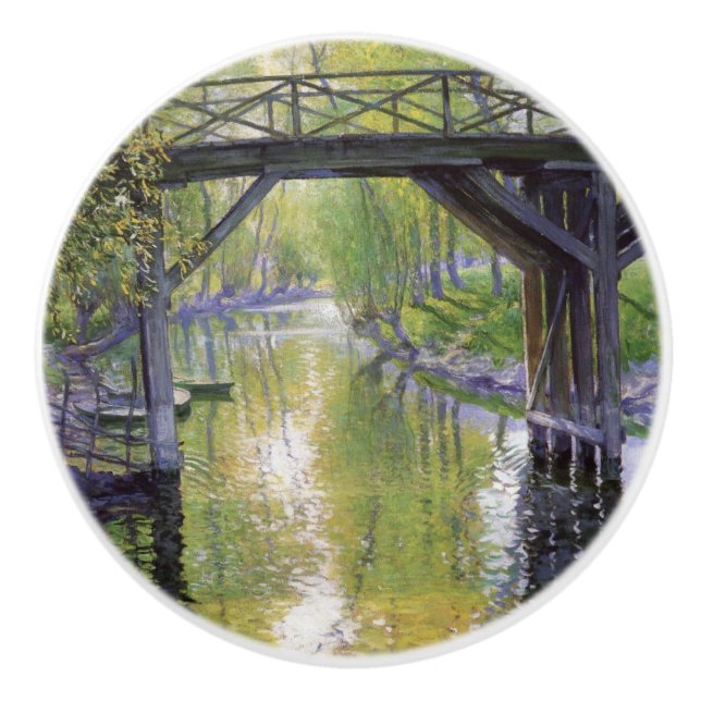 Pomo De Cerámica The Old Bridge (por Guy Rosa) (Anverso)