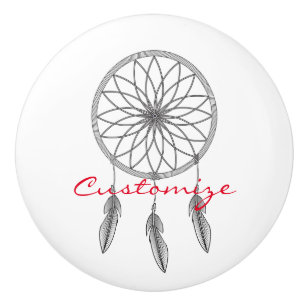 Pomo De Cerámica Thunder_Cove captador de sueños