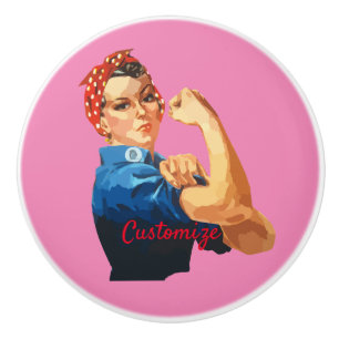 Pomo De Cerámica Thunder_Cove (Empoderamiento femenino)