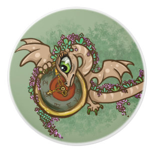 Pomo De Cerámica Time para los dragones de lilo