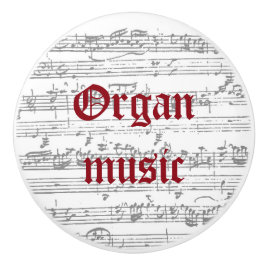 Pomo De Cerámica Tira cerámica de la música de los órganos