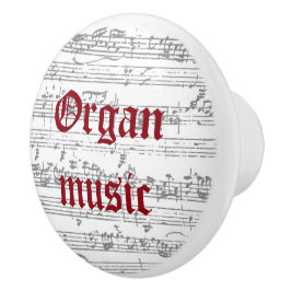 Pomo De Cerámica Tira cerámica de la música de los órganos