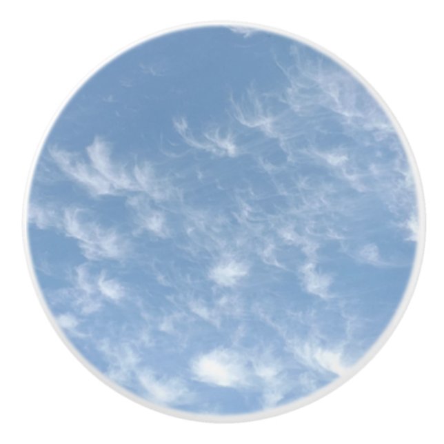 Pomo De Cerámica Tira cerámica de nubes (Anverso)