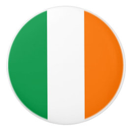 Pomo De Cerámica Tira de perilla cerámica con bandera de Irlanda