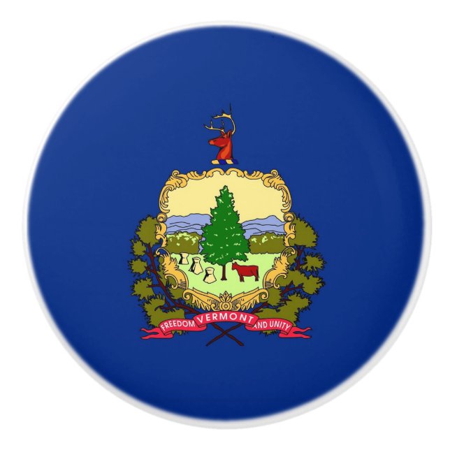 Pomo De Cerámica Tira de perilla de cerámica con pabellón del estad (Anverso)