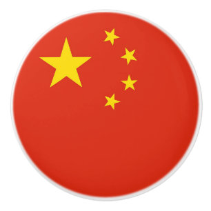 Pomo De Cerámica Tiras de cerámica con bandera de China