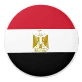 Pomo De Cerámica Tiras de cerámica con bandera de Egipto