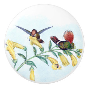 Pomo De Cerámica Tirón animal/botón de la flor de la fauna del