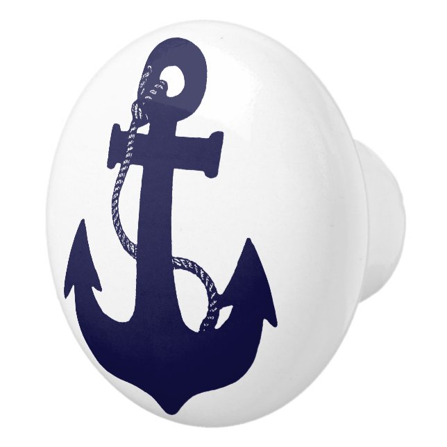 Pomo De Cerámica Tirón del botón/del cajón del ancla (Derecha)