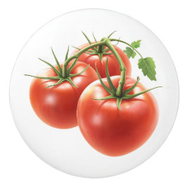 Pomo De Cerámica Tomates Rústicos